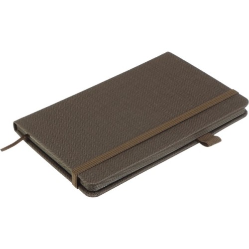 Книга записна Buromax Tweed 125x195 мм 96 аркушів в лінію обкладинка зі штучної шкіри Сіра (BM.291263-09)