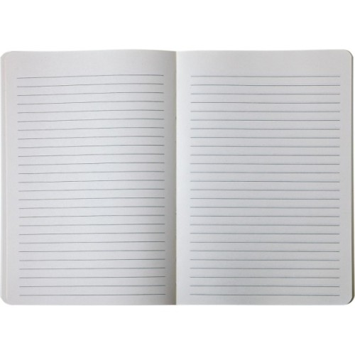 Книга записна Buromax Tweed 125x195 мм 96 аркушів в лінію обкладинка зі штучної шкіри Сіра (BM.291263-09)