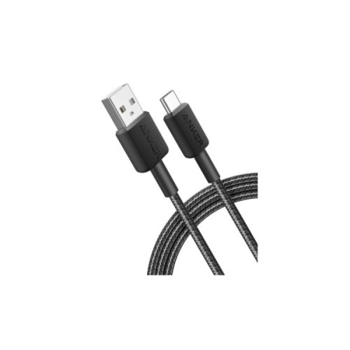Дата кабель USB 2.0 AM to USB-C 0.9m 322 Black Anker (A81H5G11)