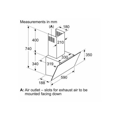 Витяжка кухонна Bosch DWK63PJ20T