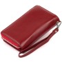 Гаманець ST Leather Зі шкіри Бордовий (19341)