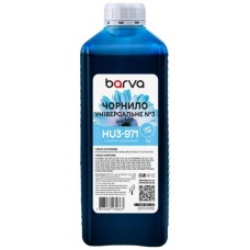 Чорнило Barva HP universal 3 1L LCyan, water-soluble (HU3-971)