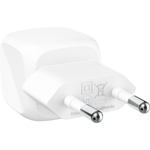 Зарядний пристрій Belkin USB-C PD20W PPS white (WCA009KQWH)