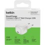 Зарядний пристрій Belkin USB-C PD20W PPS white (WCA009KQWH)