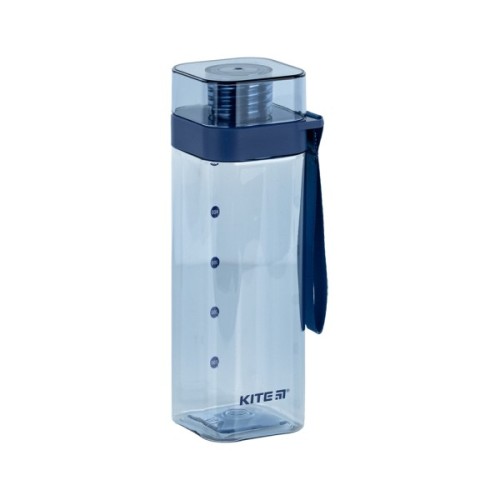 Поїльник-непроливайка Kite квадратна, 550 мл, блакитна (K24-1209-1)