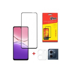 Скло захисне Dengos Kit for OPPO A5x + camera glass Black (DG-TGSCP-11)