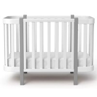 Ліжечко Angelo Magic біле (біло-сіре) 120х60 (12001)