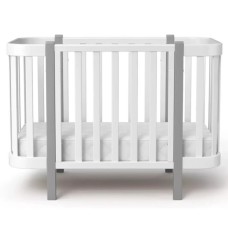 Ліжечко Angelo Magic біле (біло-сіре) 120х60 (12001)