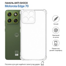 Чохол до мобільного телефона BeCover Anti-Shock Motorola Edge 70 Clear (715069)