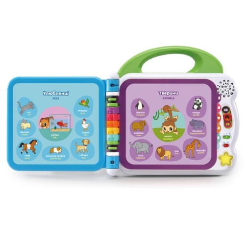 Розвиваюча іграшка VTech Англо-український словничок 100 слів (80-601576)