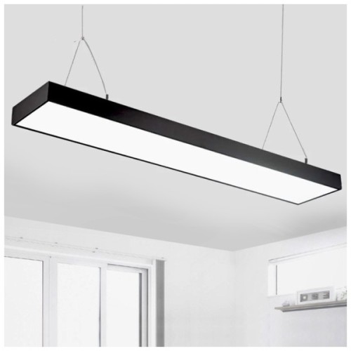 Світильник Євросвітло Sign-48 підвісний лінійний на тросах 48Вт 4200К чорний