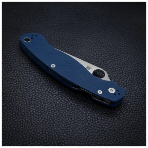 Ніж Spyderco Military 2 CPM SPY27 G-10 Cobalt Blue (C36GPCBL2)