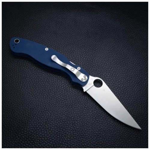 Ніж Spyderco Military 2 CPM SPY27 G-10 Cobalt Blue (C36GPCBL2)