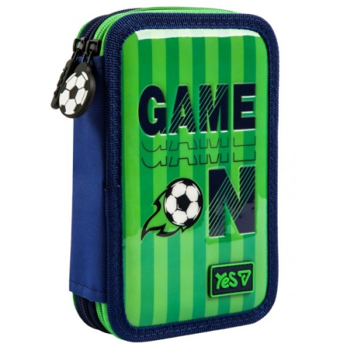 Пенал Yes твердий подвійний Football Fan HP-01 (533714)
