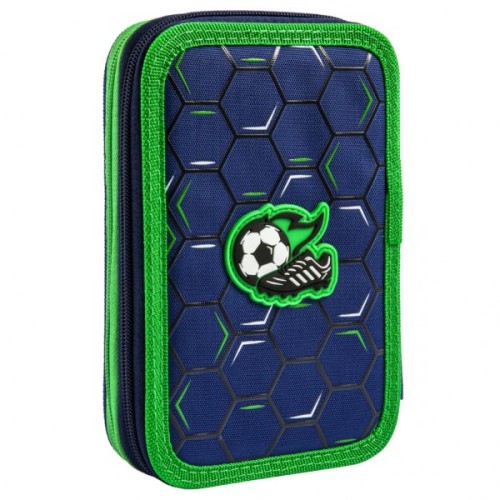 Пенал Yes твердий подвійний Football Fan HP-01 (533714)