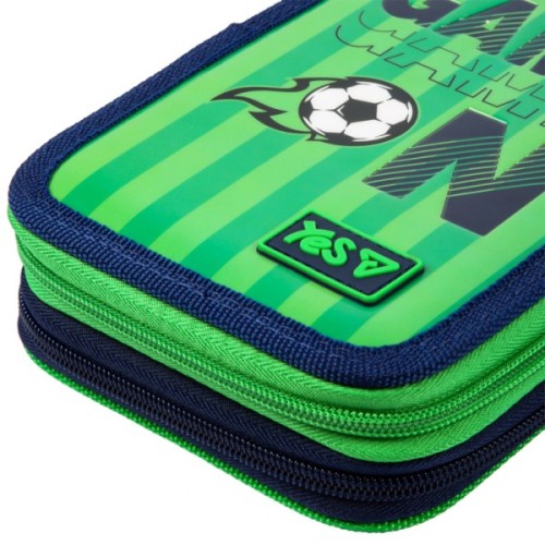Пенал Yes твердий подвійний Football Fan HP-01 (533714)