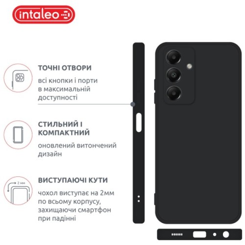 Чохол до мобільного телефона Intaleo SoftShell Samsung Galaxy A05s Black (1283126585623)