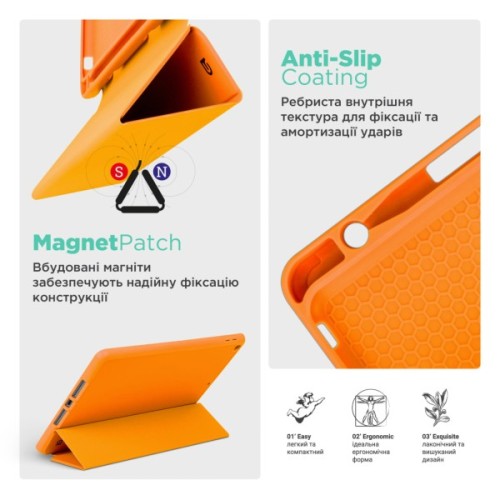 Чохол до планшета Armorstandart Smart Fold Pen iPad 11 2025 (A16) / 10.9 2024 / 2022 Orange (ARM89221)