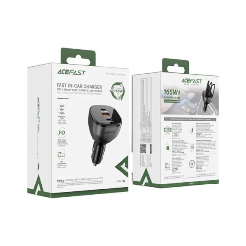 Зарядний пристрій Acefast 3xUSB 165W (2xUSB-C + USB-A) B14 (6974316282938)