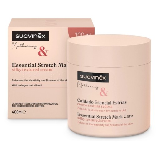 Косметика для мам Suavinex крем від розтяжок під час та після вагітності, 400 мл (308861)