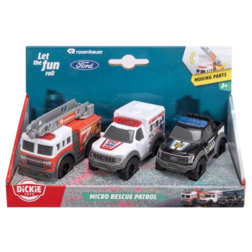 Спецтехніка Dickie Toys набір Швидке реагування Мікро (3712031)