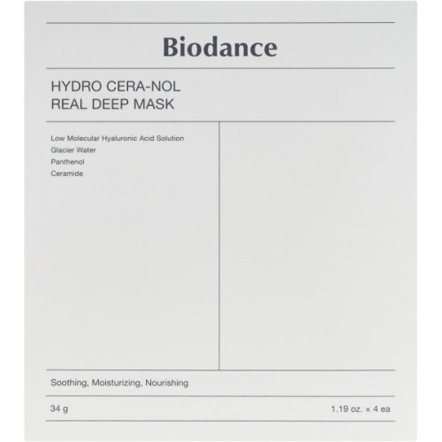 Маска для обличчя Biodance Hydro Cera-Nol Real Deep Sheet Mask 34 г (8809937360629)
