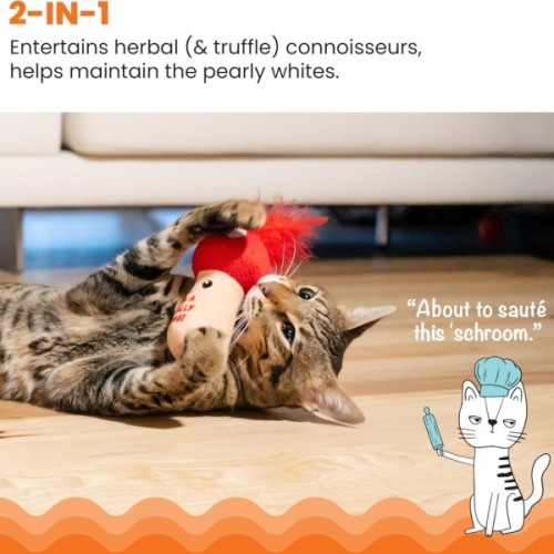 Іграшка для котів Catstages Грибок з м'ятою для зубів (0700603714266)