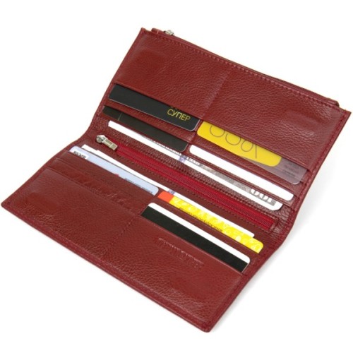 Гаманець ST Leather Темно-червоний (19380)