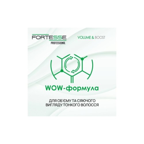 Шампунь Fortesse Professional Volume & Boost Для об'єму волосся 1000 мл (4820000306157)