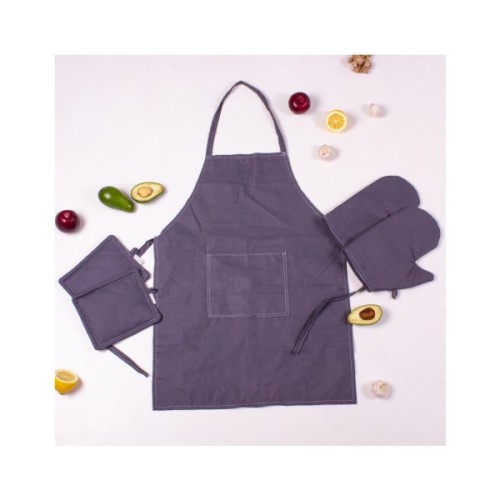 Фартух MirSon Набір 16-5803 Geronimo бязь дві прихватки + дві рукавички-прихватки + фартух (2200006752608)