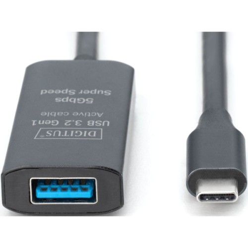Дата кабель USB 3.2 AF to USB-C 10.0m Gen1 Active 5G Digitus (DA-73111)