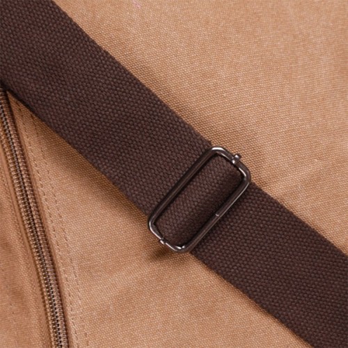 Сумка Vintage Текстильна сумка через плече Коричнева (22201)