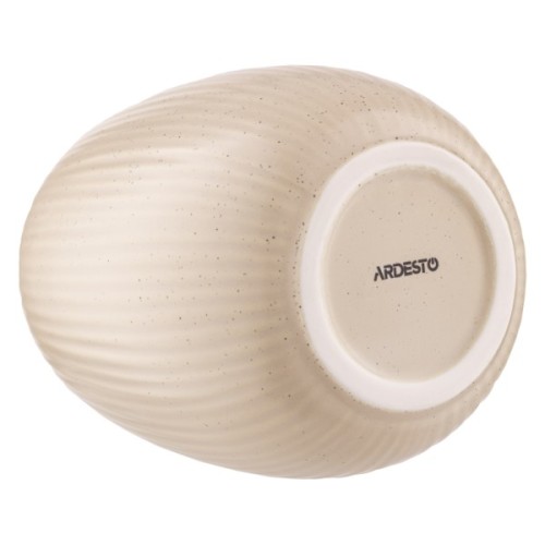 Ваза Ardesto Apulia, 13.2х17.9см, порцеляна, жовтий (AR3813B)