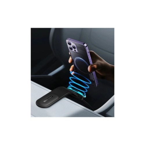 Універсальний автотримач Baseus C02 Pro Series Magnetic Wireless Charging Car Mount Cluster Black (C40156000111-00)