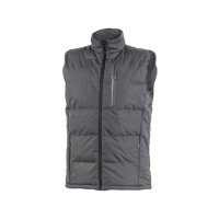 Жилет робочий Hoegert WIED HT5K243-3XL утеплений RipStop 100% поліестер графіт, 3XL (58) (HT5K243-3XL)