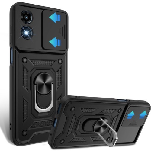 Чохол до мобільного телефона BeCover Military Motorola Moto G04/G04s Black (713062)