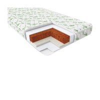 Матрац для дитячого ліжечка Верес Latex+ Aloe vera 125*65*10 см (51.6.04)