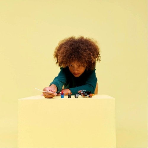 Конструктор LEGO Super Heroes Людина-павук vs. Примарний вершник на мотоциклі (76335)