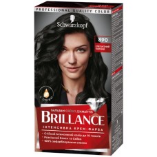Фарба для волосся Brillance 890-Елегантний чорний 142.5 мл (9000101620122)