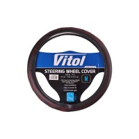 Чохол на руль VITOL M чорн (VLU-2402001 M)