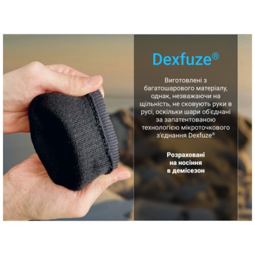 Водонепроникні рукавички Dexshell StretchFit 2.0 Gloves чорні розмір L (DG90906BLK2.0-L)