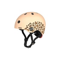 Шолом Scoot&Ride 45-51см , леопард, з ліхтариком (SR-181206-LEOPARD)