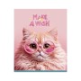 Зошит Школярик Star Cat's portraits 48 аркушів клітинка (048-3631K)
