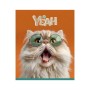 Зошит Школярик Star Cat's portraits 48 аркушів клітинка (048-3631K)