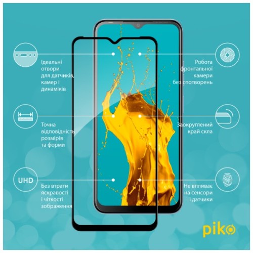 Скло захисне Piko Full Glue Tecno Pop 6 Pro Black (1283126551628)