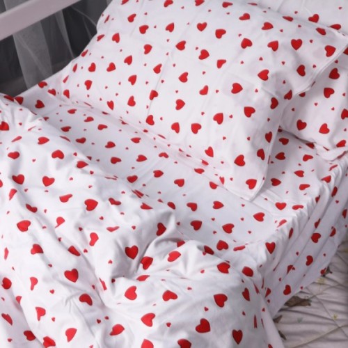 Постільна білизна MirSon 015 Love Фланель 175х210 двоспальний (2200009652639)