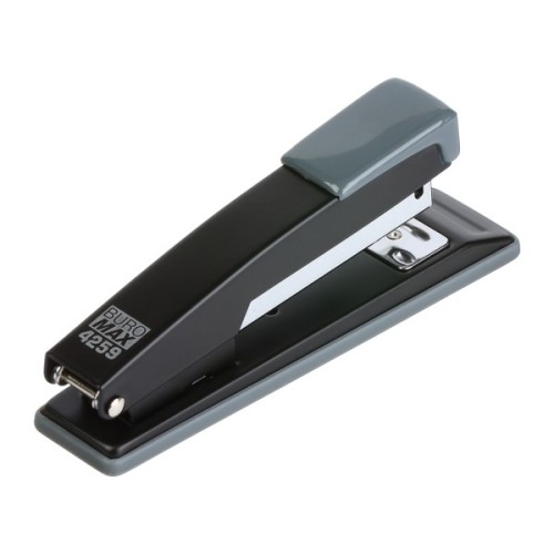 Степлер Buromax металевий, JOBMAX, 20 аркушів, (скоби №24; 26), 112 х 44 х 34 мм, чорний (BM.4259-01)