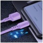 Дата кабель USB 2.0 AM to USB-C 1.0m soft silicone violet ColorWay (CW-CBUC044-PU)
