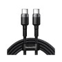 Дата кабель USB-C to USB-C 2.0m 100W 5A black-grey Baseus (CATKLF-ALG1)