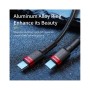 Дата кабель USB-C to USB-C 2.0m 100W 5A black-grey Baseus (CATKLF-ALG1)
